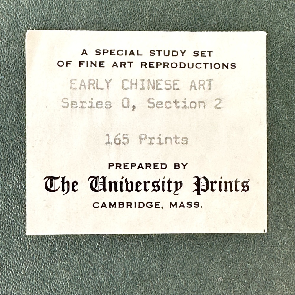 Early Chinese Art The University Prints Series 0 Section II Laurence C.S.Sickman